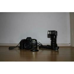 Oude Canomatic camera met flister!!