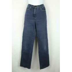 Blauwe spijkerbroek met stretch.Strass.Mt 38.Rösinger