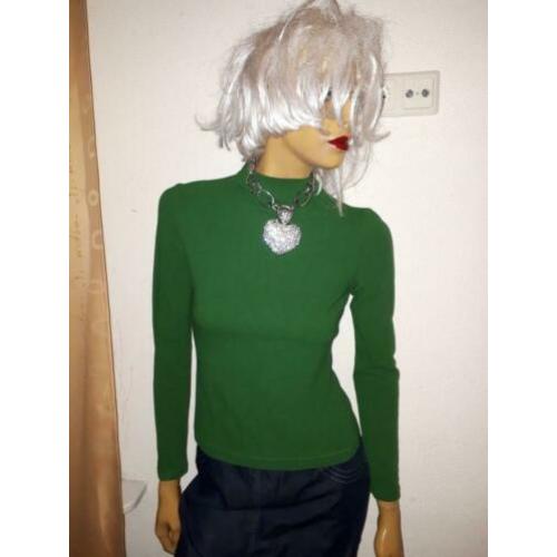 Vanilia prachtige shirt maat 36 ZGAN groen