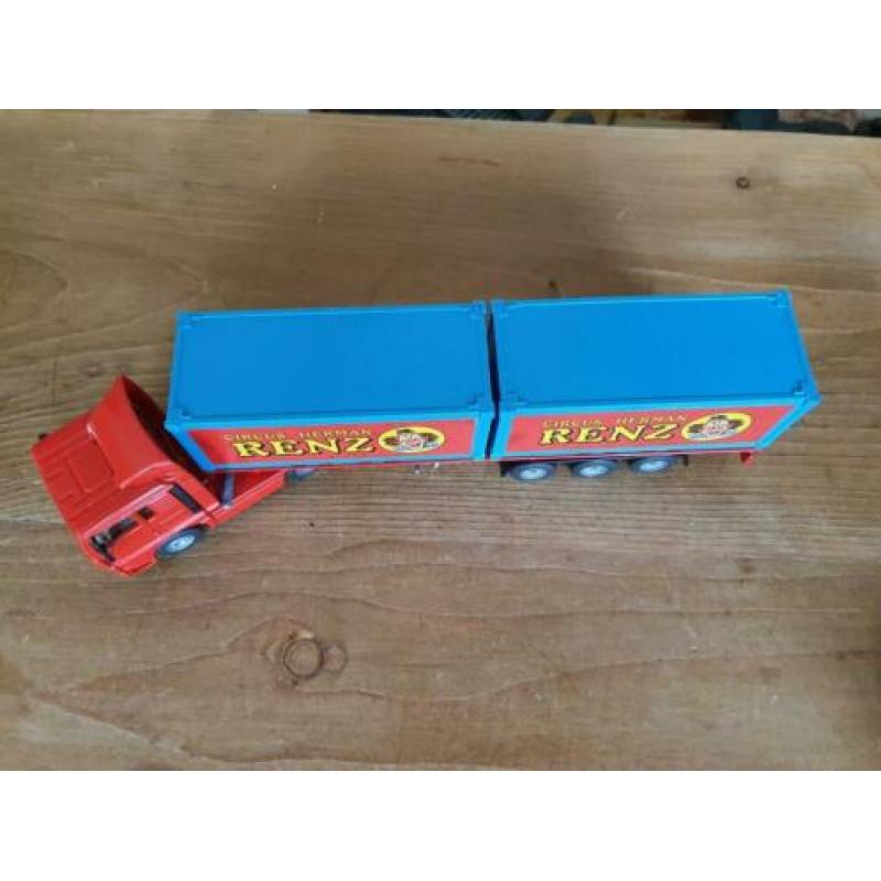 Siku MAN TGA Circus Herman Renz containers 1:55 NM