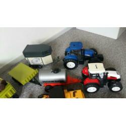 Bruder tractor aanhangwagen etc