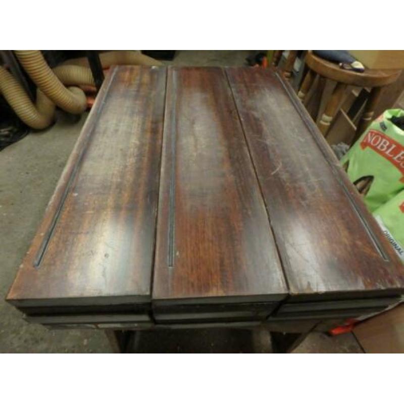 Traptreden 15 stuks 102 x 25 x 4 cm hardhout meranti