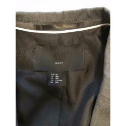 H&m slimfit kostuum maat 48/52 grijs