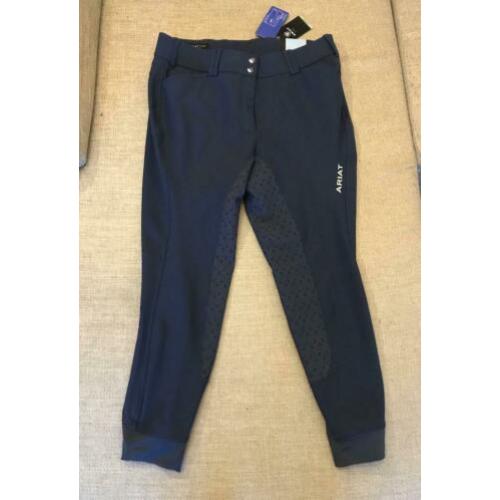 Nieuw Ariat Rijbroek Pro, full seat siliconen, maat 46, navy