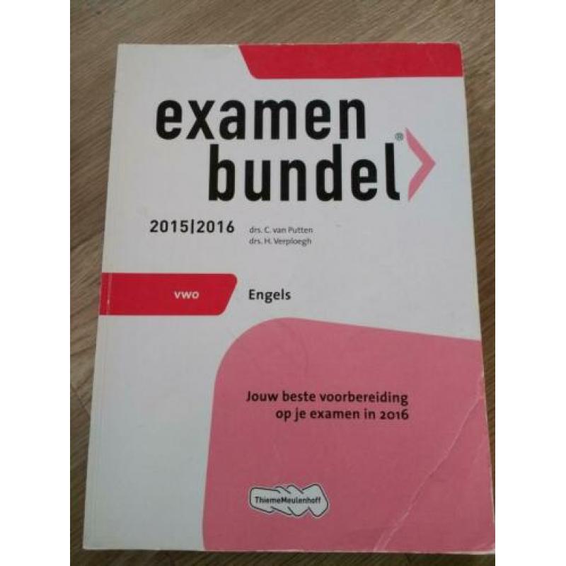 Examenbundels en samengevat VWO (talen, economie,m&o)