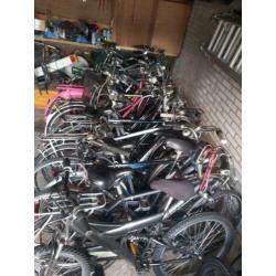 Mooie partij fietsen voor handel