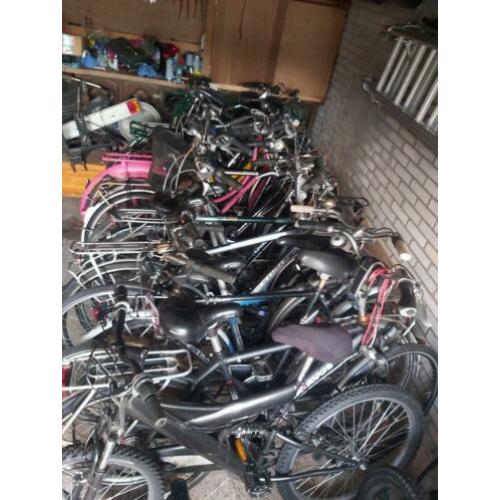 Mooie partij fietsen voor handel
