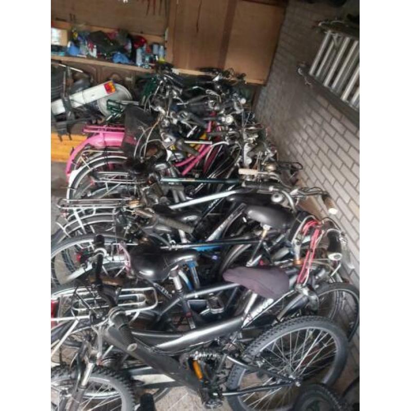 Mooie partij fietsen voor handel