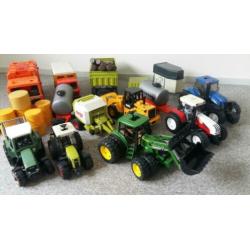 Bruder tractor aanhangwagen etc