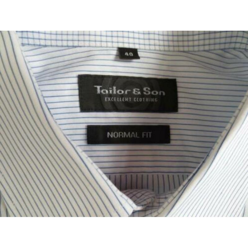 Overhemd Tailor & Son , mt 40