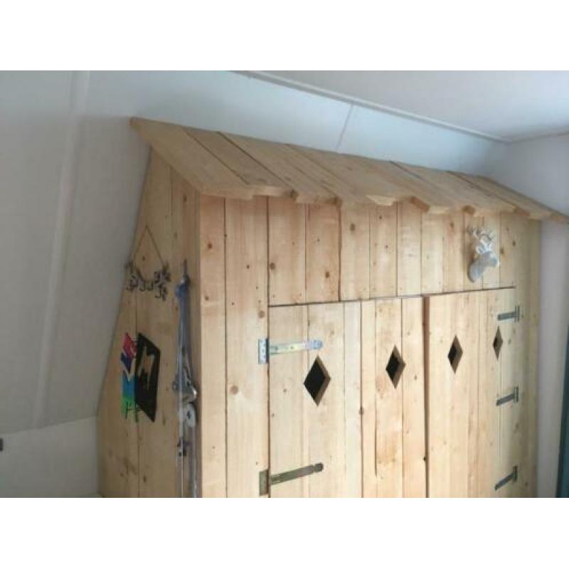 Bedstee 200x90 - steigerhout