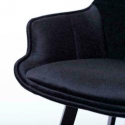 Barkruk Shannon Velvet Black - Giga Meubel