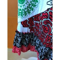 Festival halter jurk mt kleine M