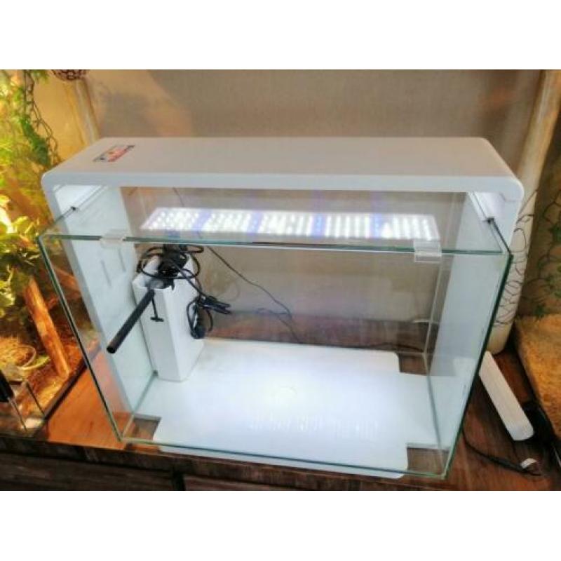 Heel mooi design aquarium te koop.