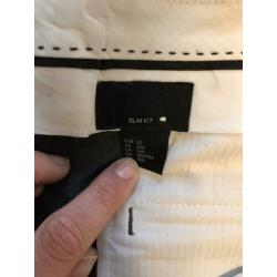 H&m slimfit kostuum maat 48/52 grijs