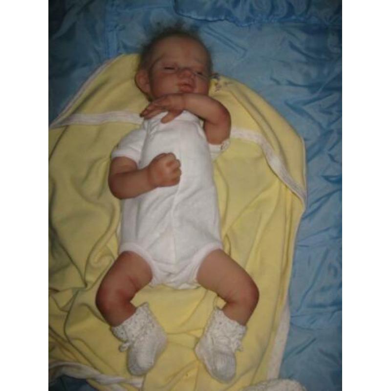 reborn baby nee! maar een siliconen baby van Leida Pieters.