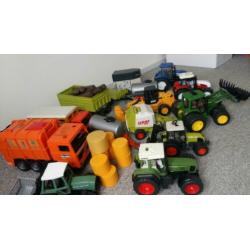Bruder tractor aanhangwagen etc