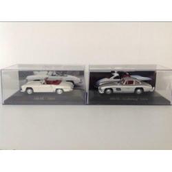 Mercedes 190SL + 300SL Gullwing 1:43 Nieuw - samen 11,95
