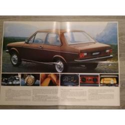 Volkswagen Derby folder uit 1977 keurige staat !