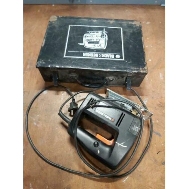 Gebruikte Black and Decker BD531 decoupeerzaag in koffer!!!
