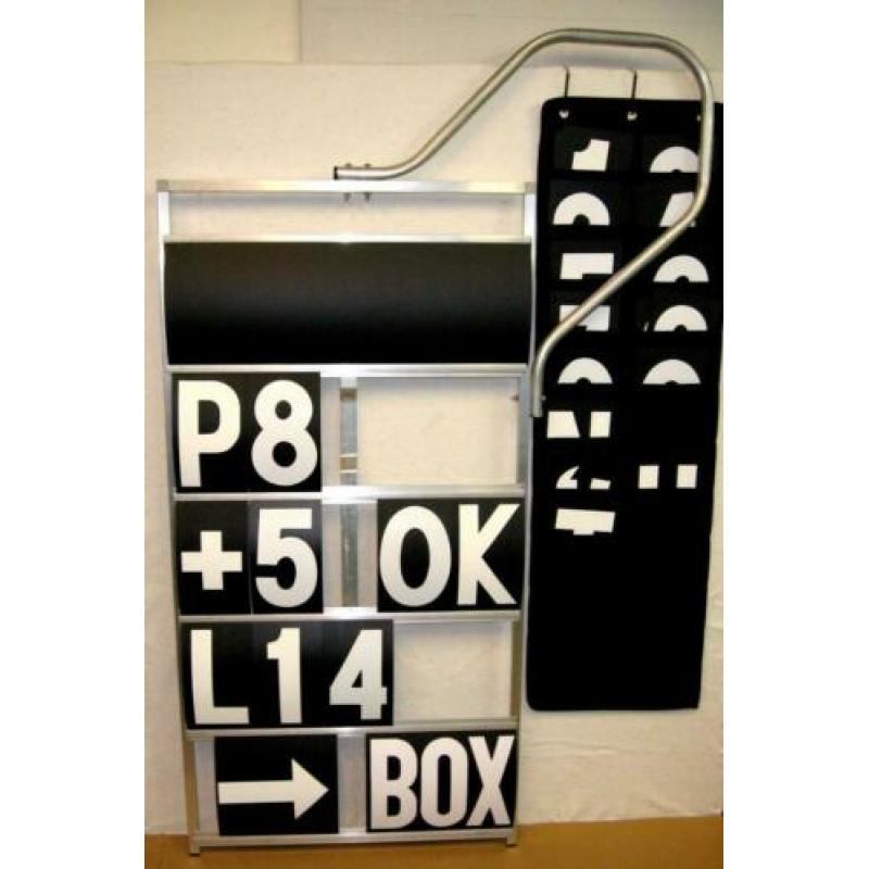Pitboard Moto GP / WSB XXL met grote beugel en cijfers