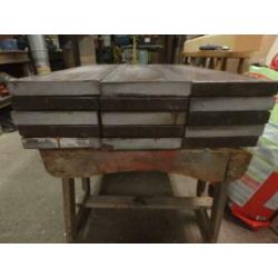 Traptreden 15 stuks 102 x 25 x 4 cm hardhout meranti