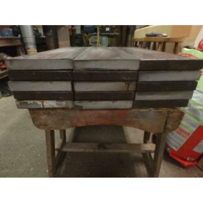 Traptreden 15 stuks 102 x 25 x 4 cm hardhout meranti