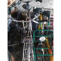 Mooie partij fietsen voor handel