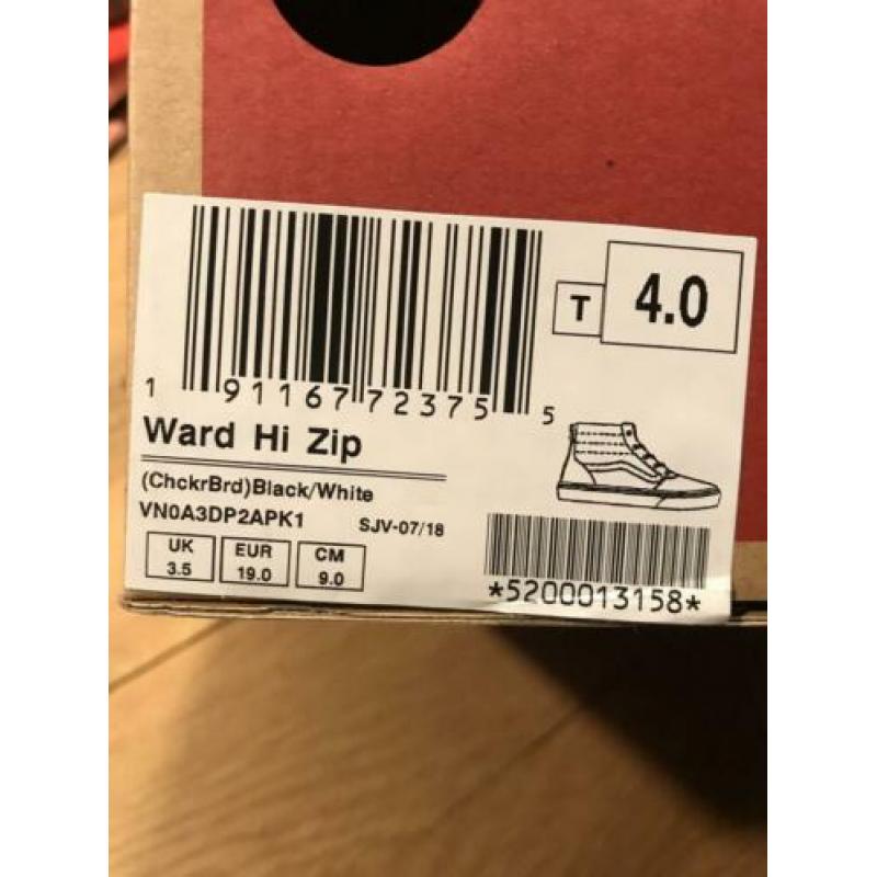 Vans ward hi zip 19 nieuw in doos