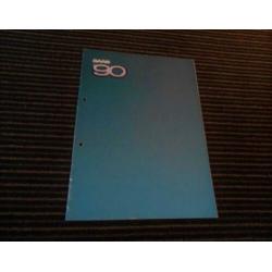 SAAB 90 Folder Brochure Druk 1984