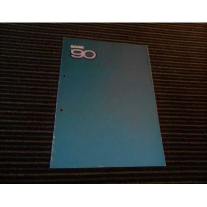 SAAB 90 Folder Brochure Druk 1984