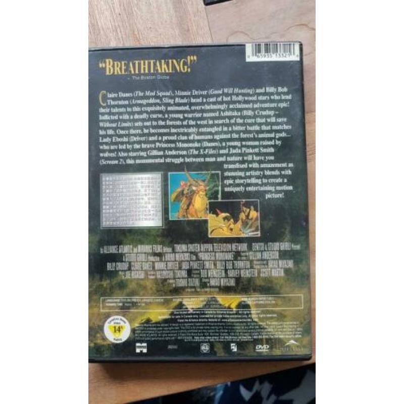 Dvd Princess Mononoke - studio Ghibli