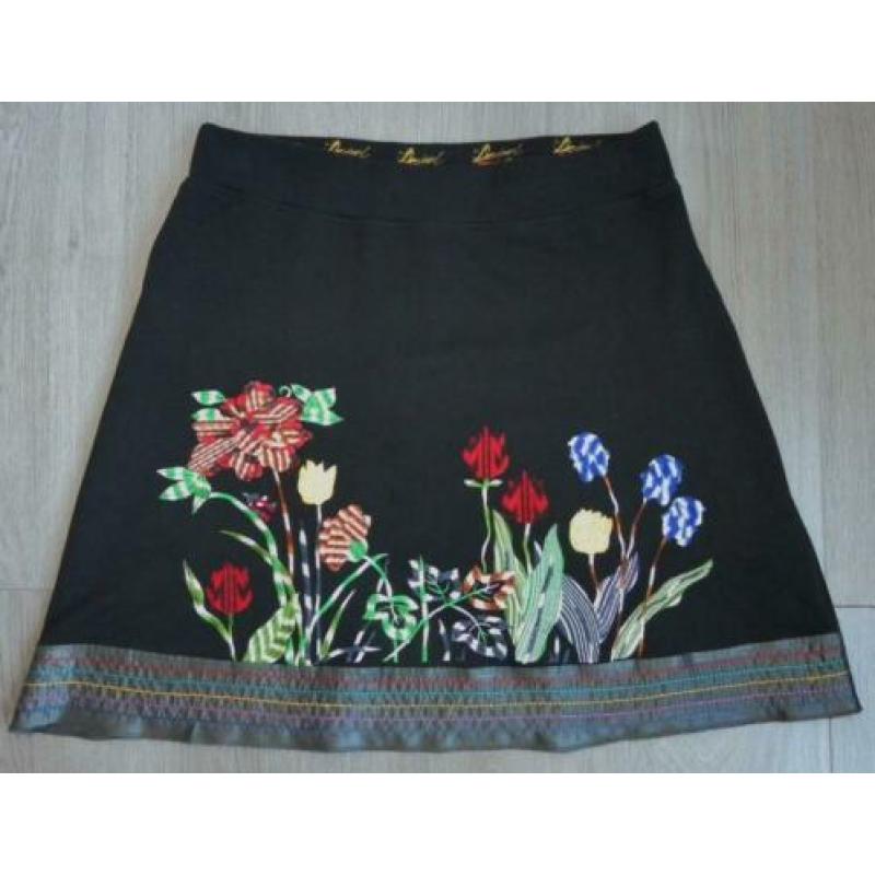 DESIGUAL Geborduurd Bloemen-Rokje maat M