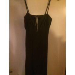 Vintage groene jurk S 36