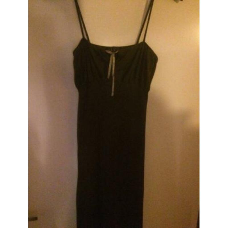 Vintage groene jurk S 36