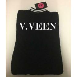 Leuk baseball vest met je eigen naam in maat 146