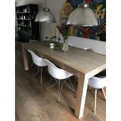 Eetkamertafel eikenhout