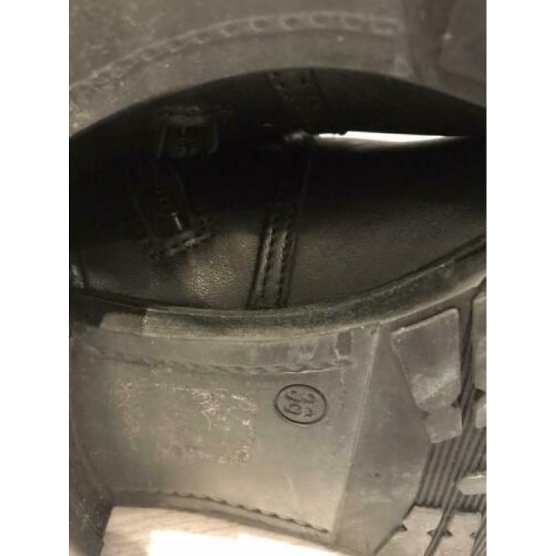 Nikkie boots maat 36 leer zwart