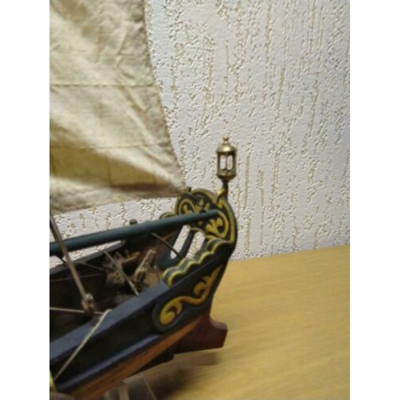 Hout model zeilschip