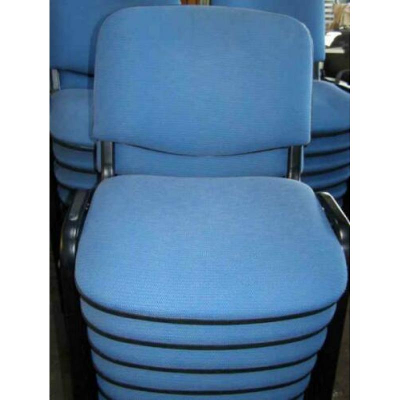 Blauwe kantoorstoelen (A19 2099) H