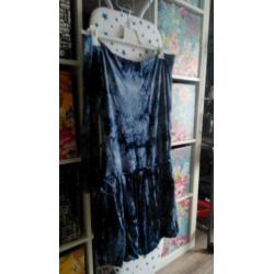 Blauwe jurk/ maat M