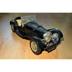 Jaguar SS 100, Modelauto 1937, Bburago. Schaal 1:18.
