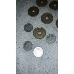 Lotje Spaanse 19 munten 25 pesetas