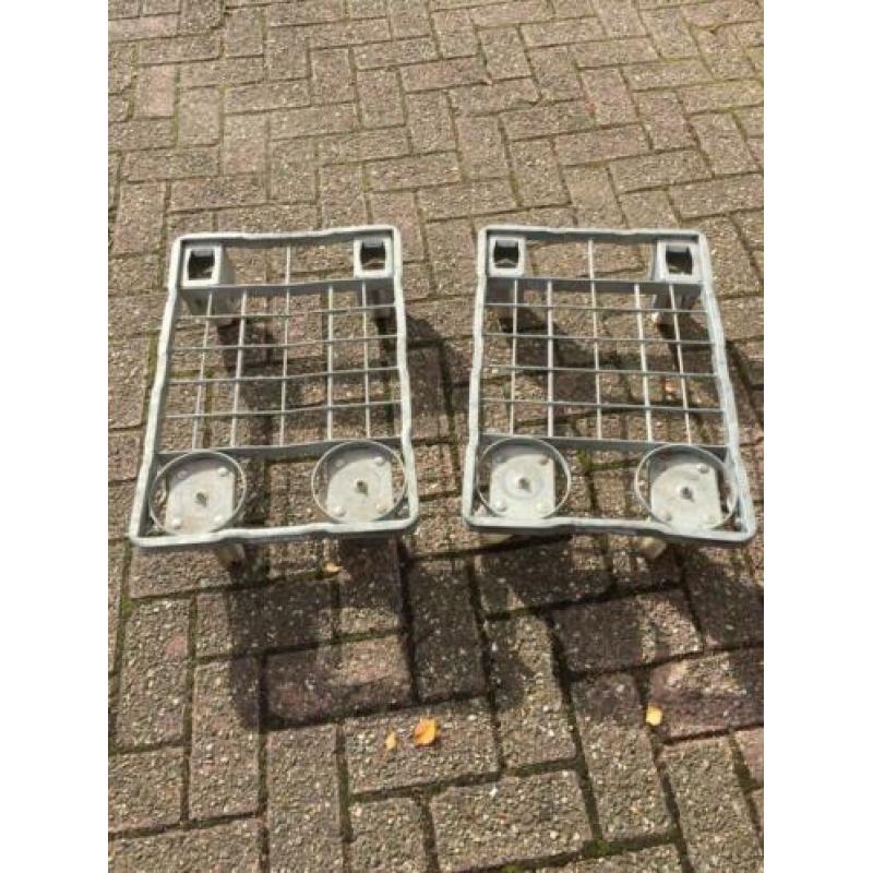 Klapkratten / vouwkratten van Kunststof Zwart