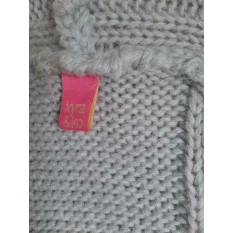 Lichtblauw lang vest Kyra&Co xl