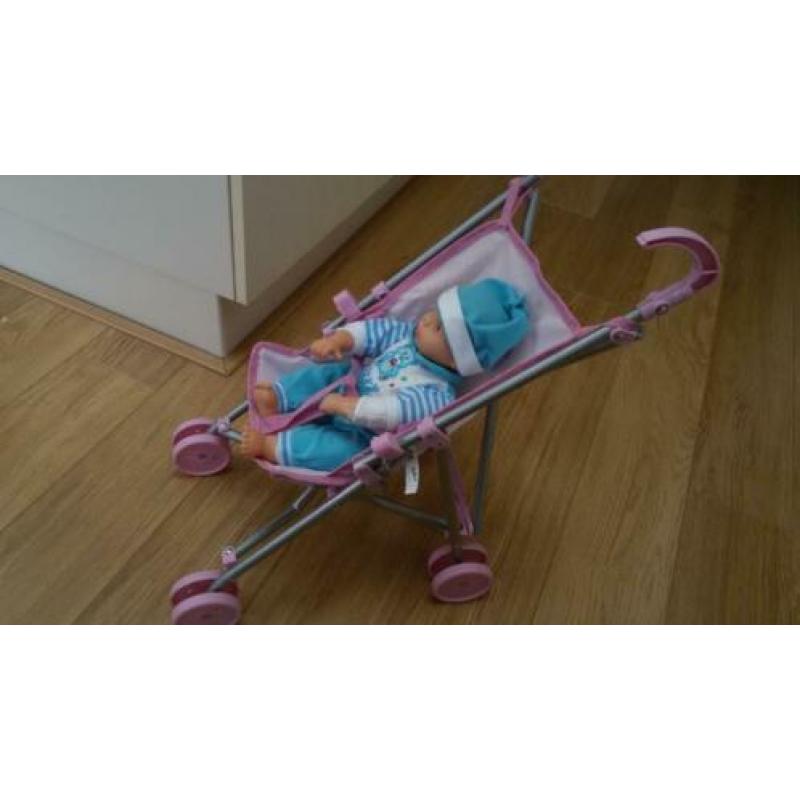 Poppenwandelwagen: Baby born Poppenbuggy