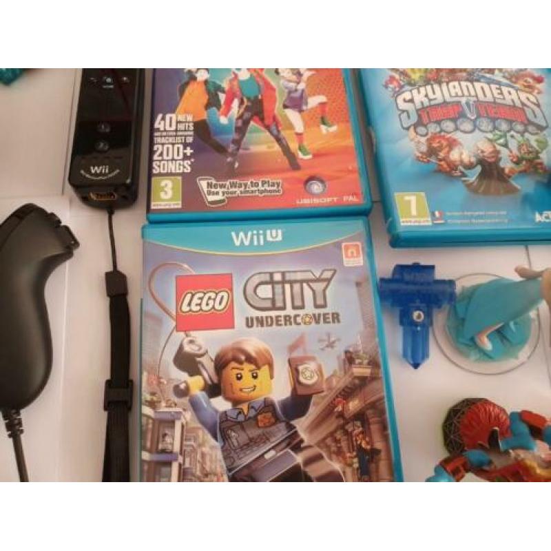 Wii u complete set met krasvrije games alles nu voor €149,95