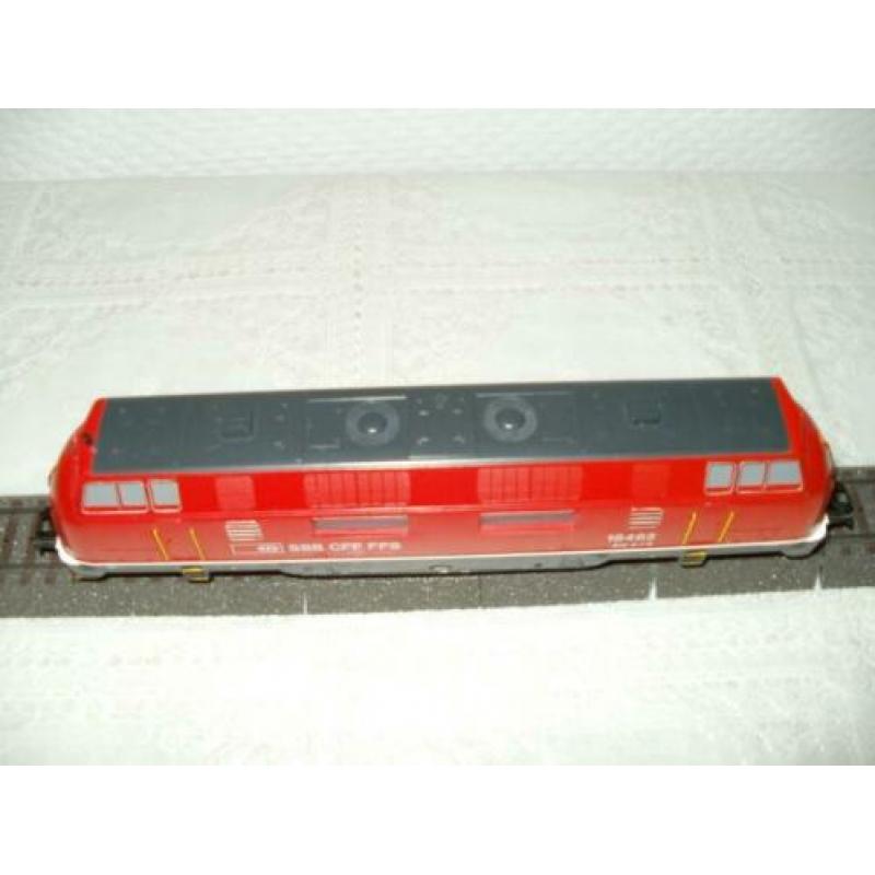 Marklin diesellokomotief Ho no 18462v/d SBB am 4/4 digitaal.