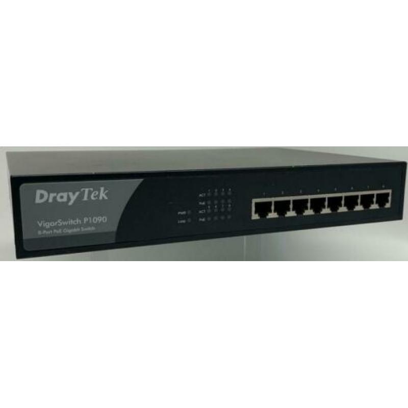 Set 7xSnom 300 VOIP+Draytek 8xPoE Gbit switch nette staat