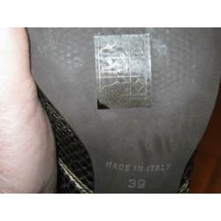 Manfield leren laarsjes maat 39